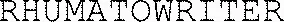 RHUMATOWRITER