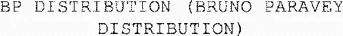 BP DISTRIBUTION (BRUNO PARAVEY DISTRIBUTION)