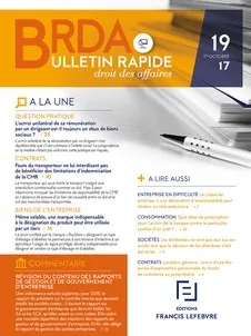BRDA Bulletin rapide droit des affaires