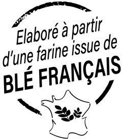 Elaboré à partir d'une farine issue de BLE FRANCAIS