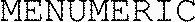 MENUMERIC