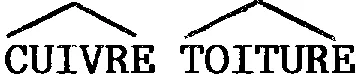 CUIVRE TOITURE