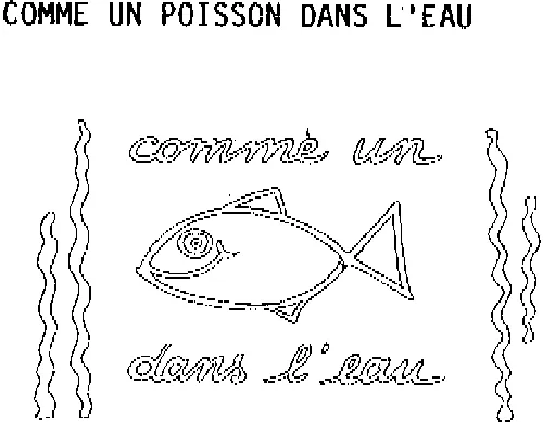 COMME UN POISSON DANS L'EAU