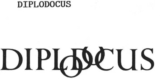 DIPLODOCUS
