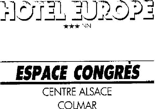 HOTEL EUROPE NN ESPACE CONGRES CENTRE ALSACE COLMAR