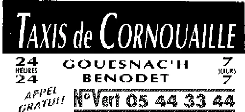 TAXI DE CORNOUAILLE