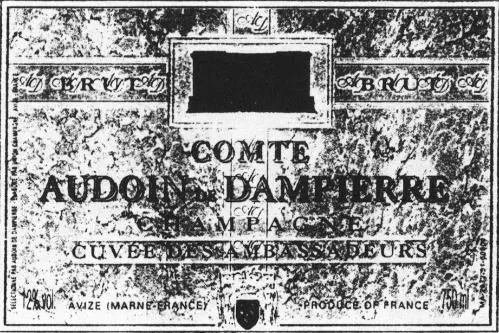 AD COMTE AUDOIN DE DAMPIERRE CUVEE DES AMBASSADEURS