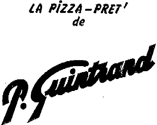LA PIZZA-PRET' DE P. GUINTRAND