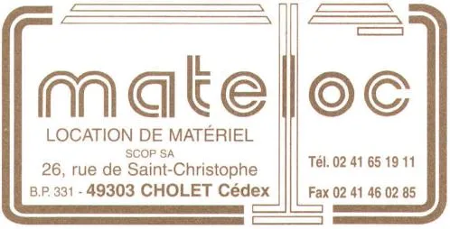 MATELOC LOCATION DE MATÉRIEL