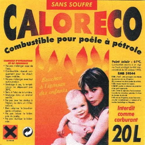 CALORECO Sans Soufre combustible pour poêle à pétrole