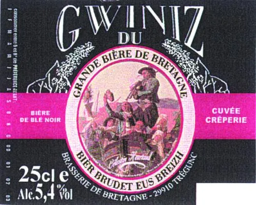 Gwiniz Du - grande Bière de Bretagne - Célestin Heurtand