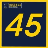 HAUTEUR LARGEUR 45
