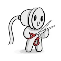 SCISSORS IN THE PLUG