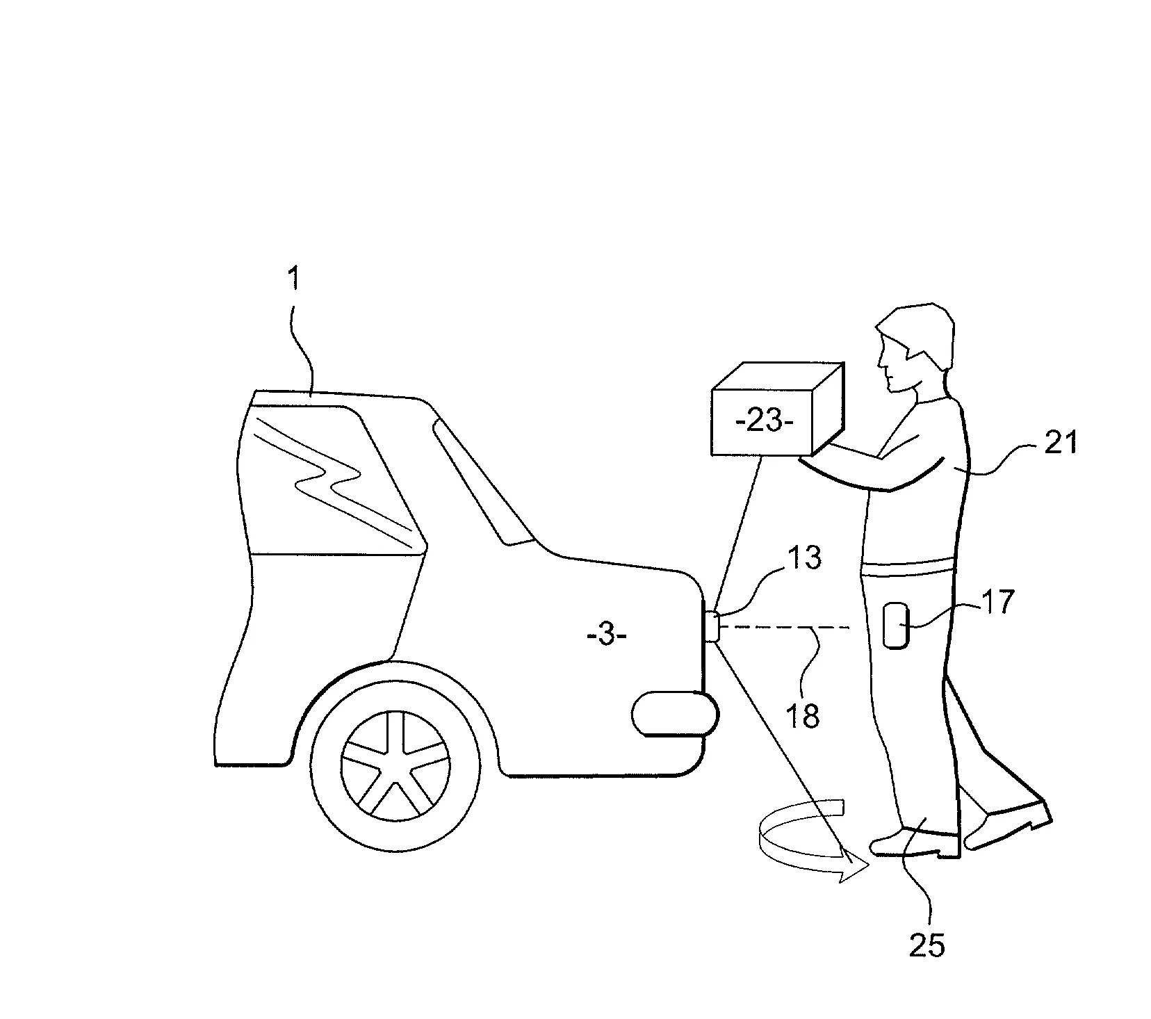 Dispositif de deverrouillage automatique d'un ouvrant de vehicule automatique.