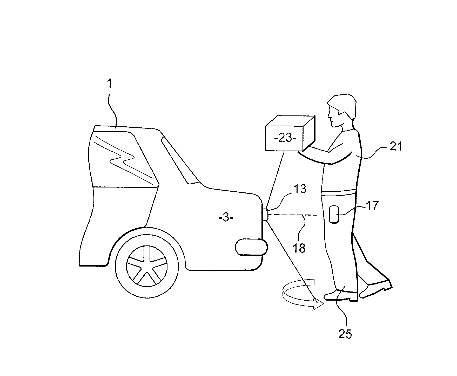 Dispositif de deverrouillage automatique d'un ouvrant de vehicule automatique.