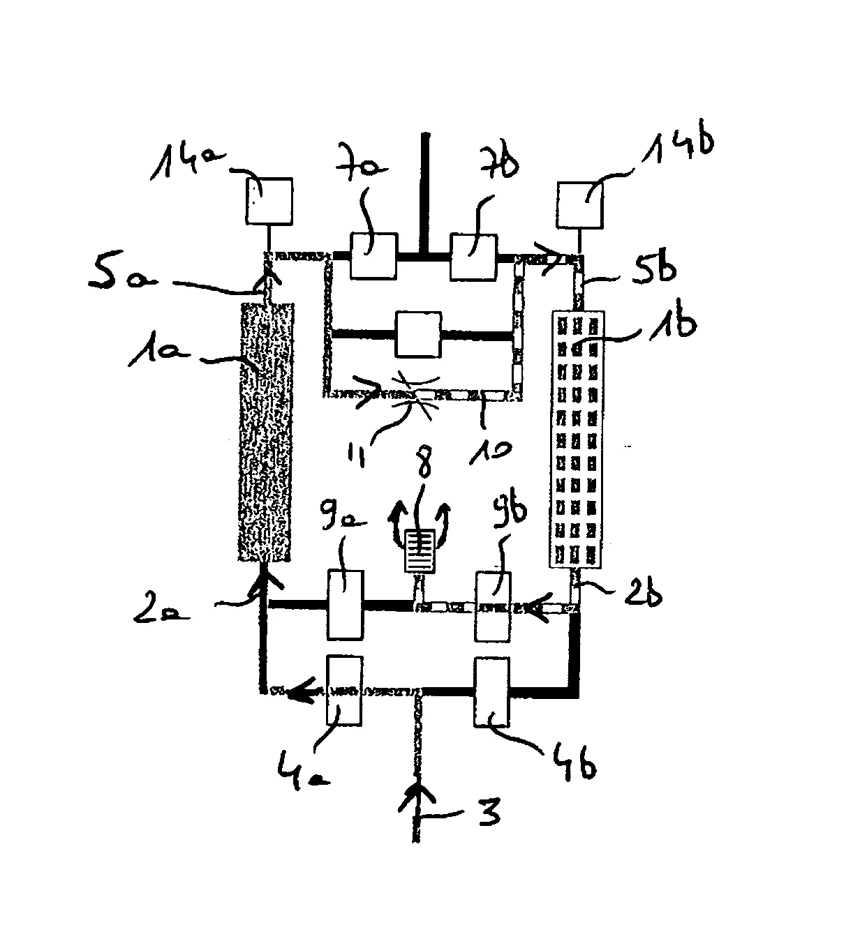 Procede de traitement de fluide par adsorption a variation de pression et installation correspondante