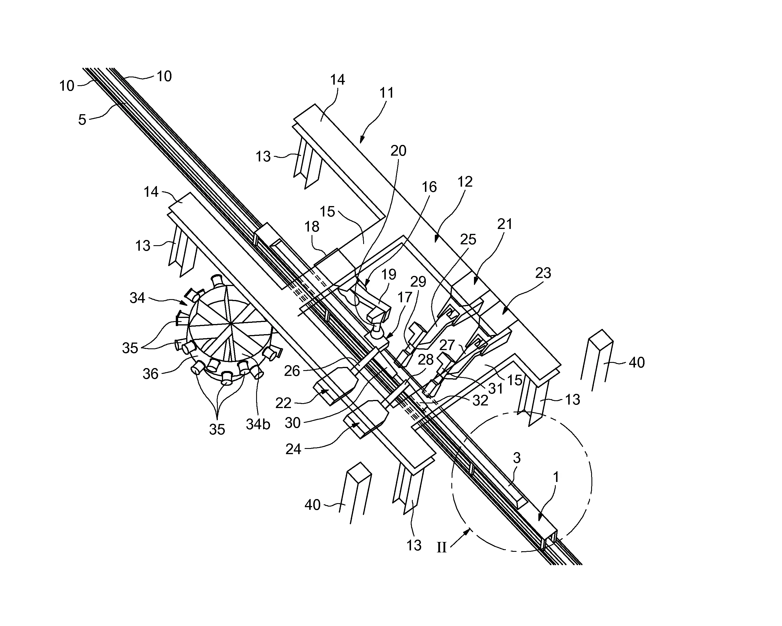 Procede et dispositif de fabrication automatisee d'au moins une piece allongee a une ou plusieurs couches en materiaux composites