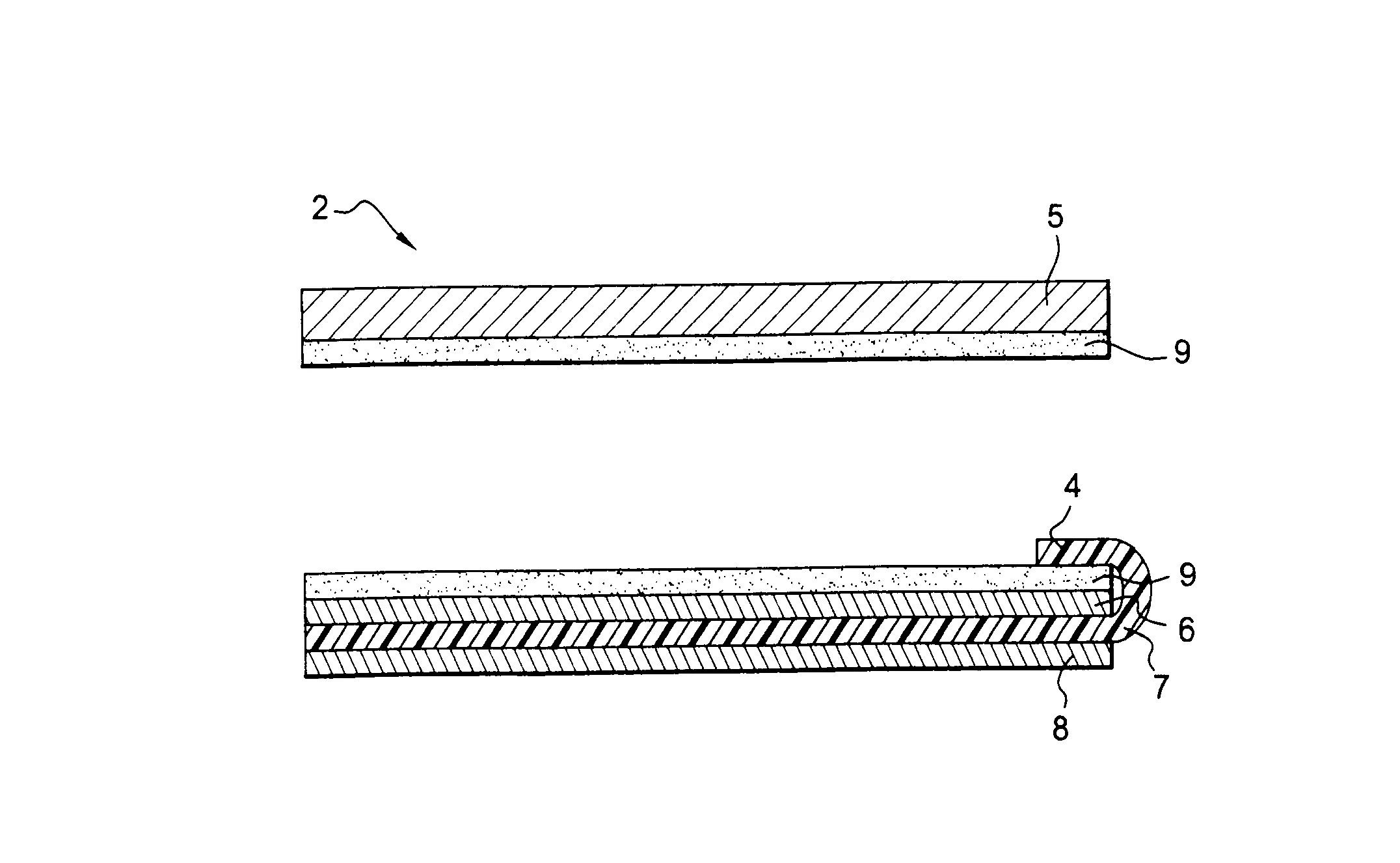 Joint a languette pour obturation d'un recipient a fermeture par bouchon ou capsule et procede de fabrication