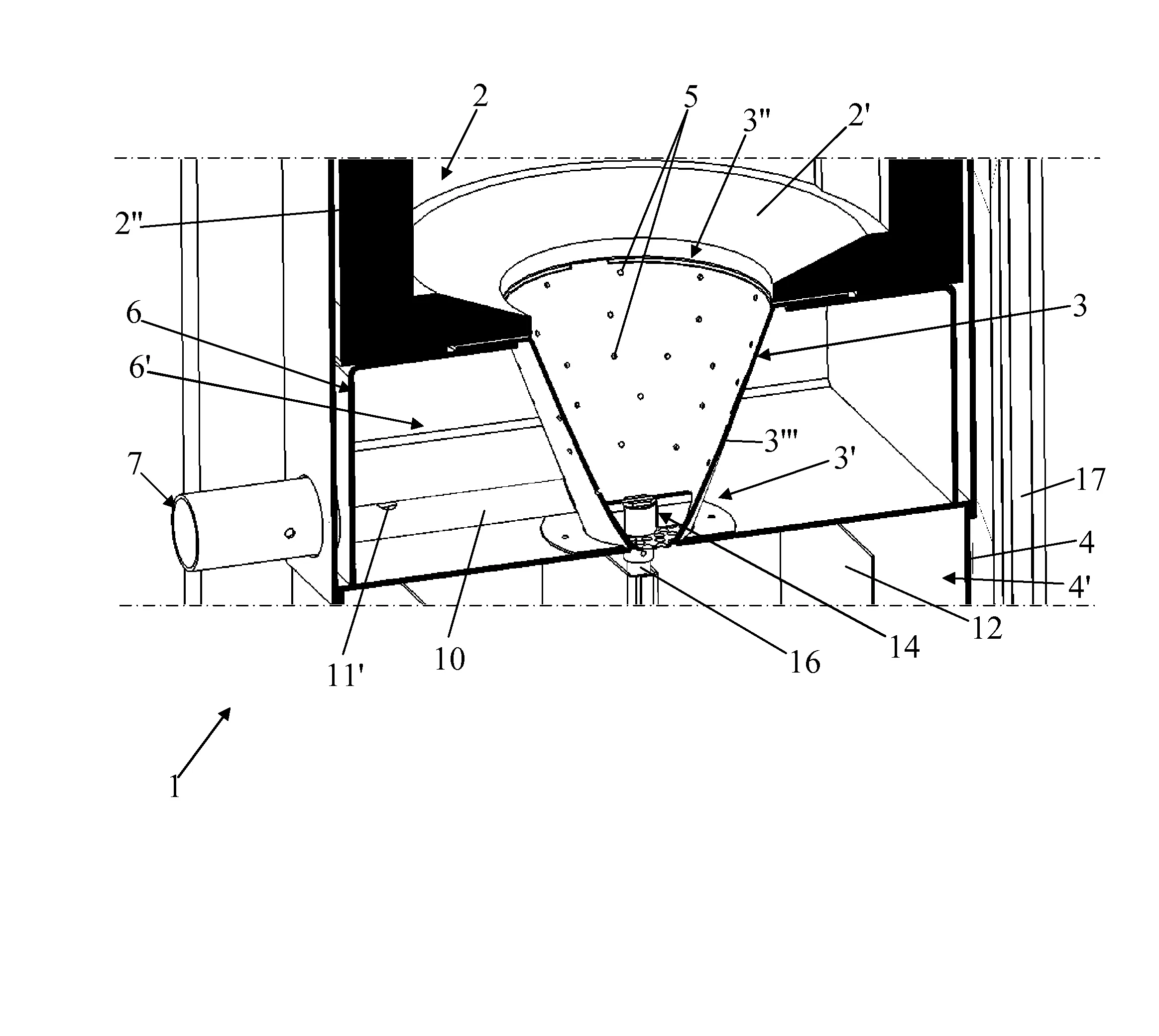 Dispositif de chauffage par combustion de combustible solide fragmente
