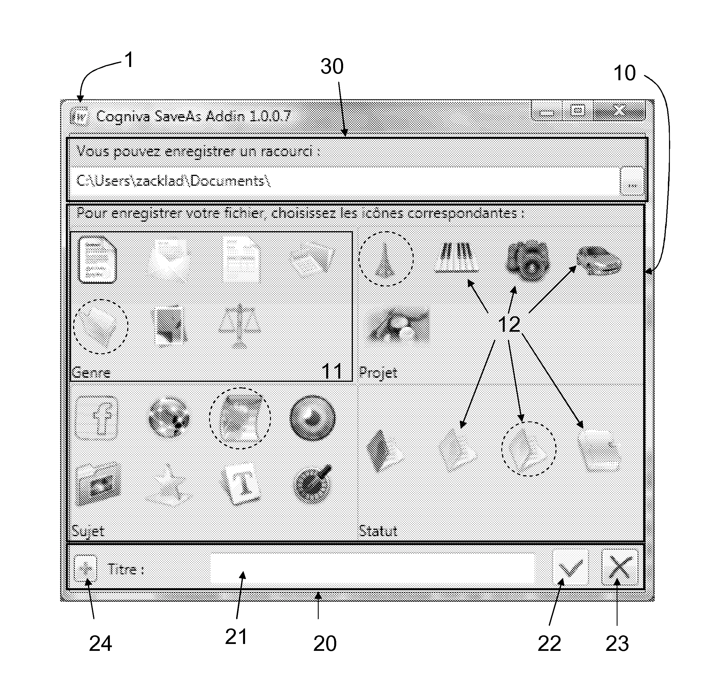 Procedes multi-dimensionnels d'enregistrement et de recherche de documents