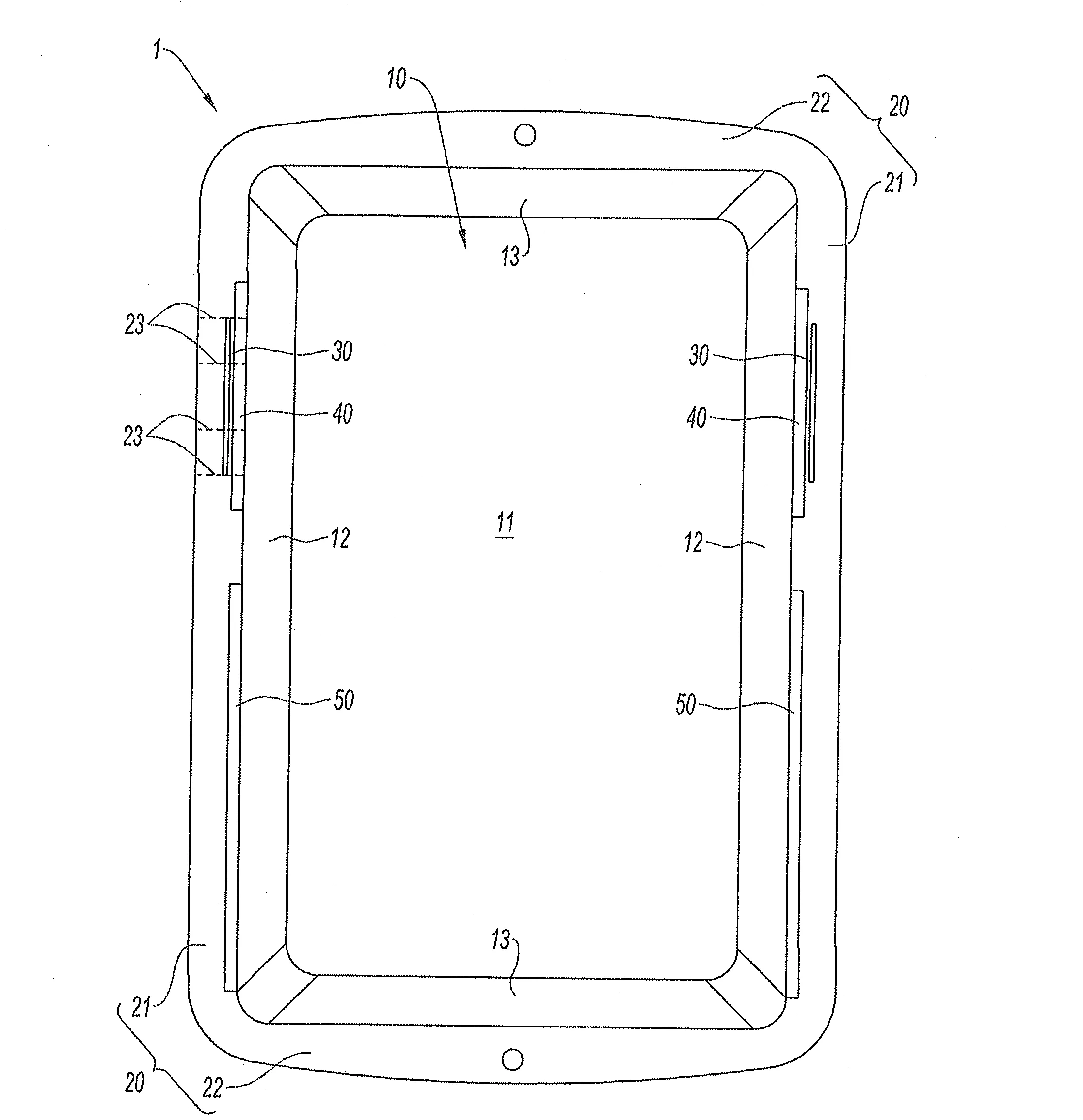 Auge de macon avec un rangement d'outils