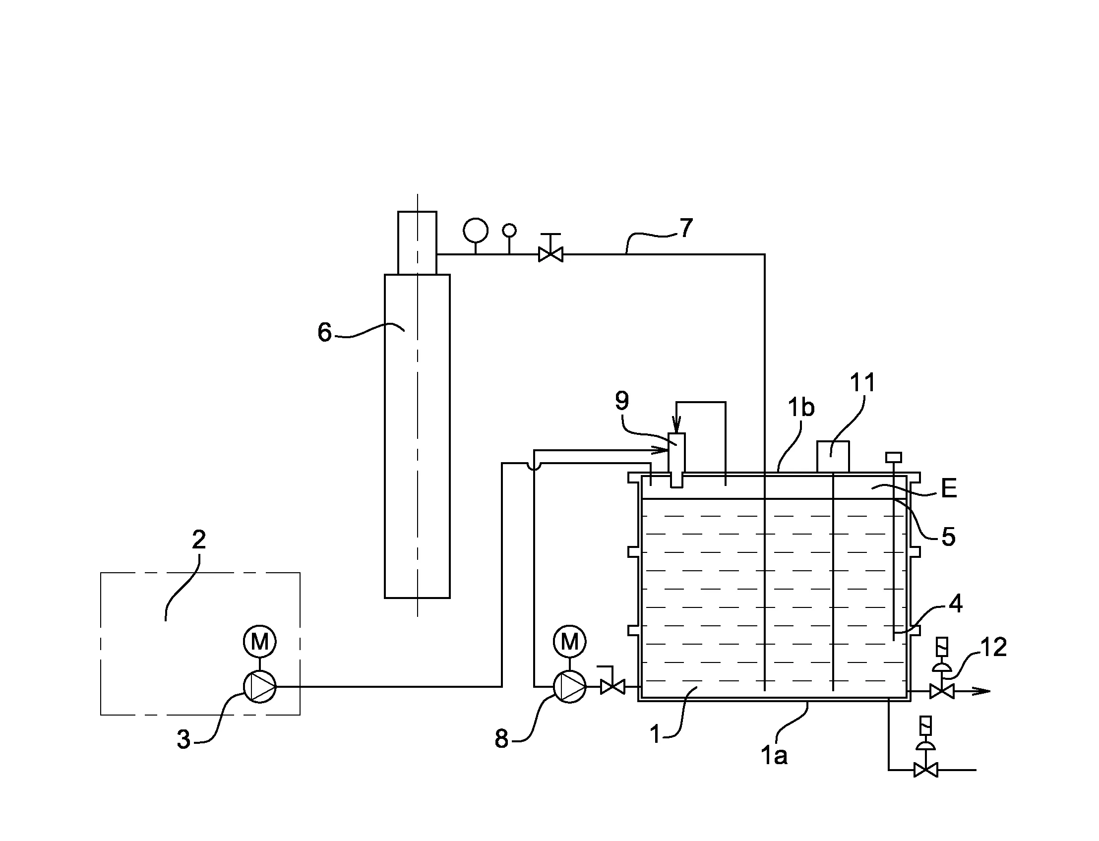 Installation pour la neutralisation d'effluents basiques