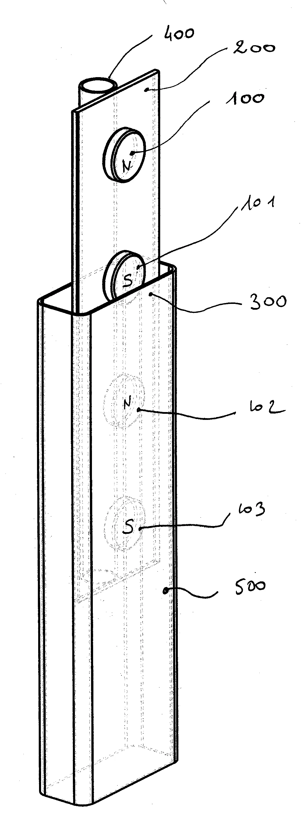 Porte-objets magnetique a efficacite renforcee pour echelle, escabeau ou marchepied