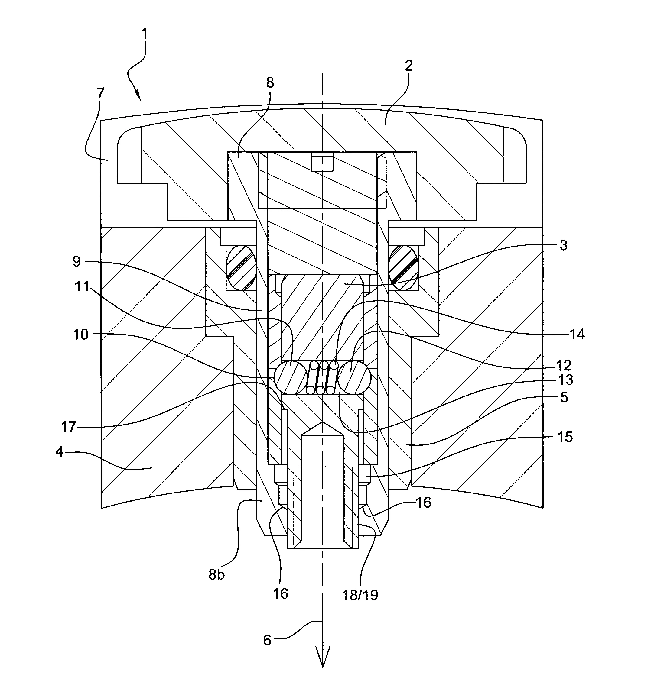 Ensemble de couronne de remontoir de montre, a effet telescopique
