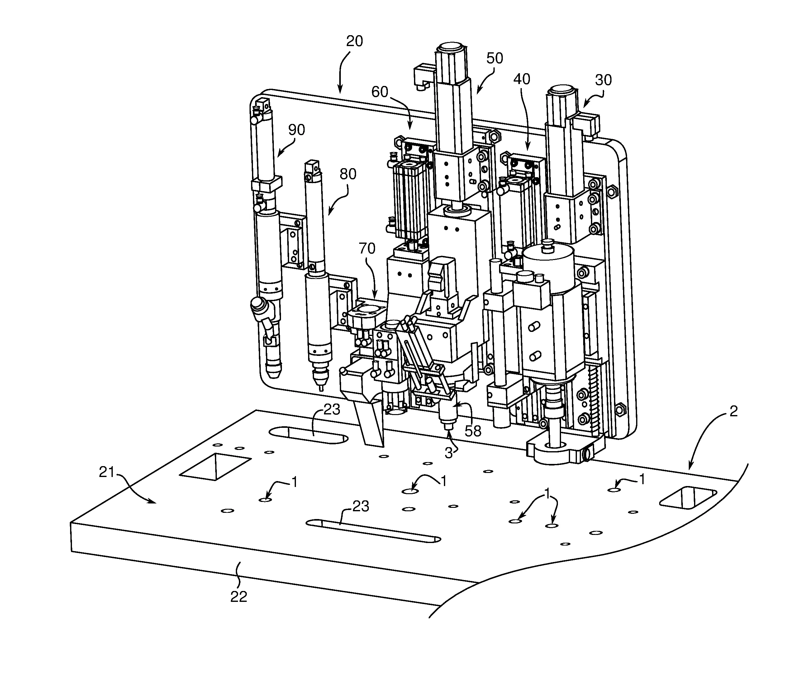 Procede de pose automatique de moyens de fixation dans un panneau en nid d'abeille, ensemble de modules et appareil de pose automatique pour la mise en oeuvre du procede.
