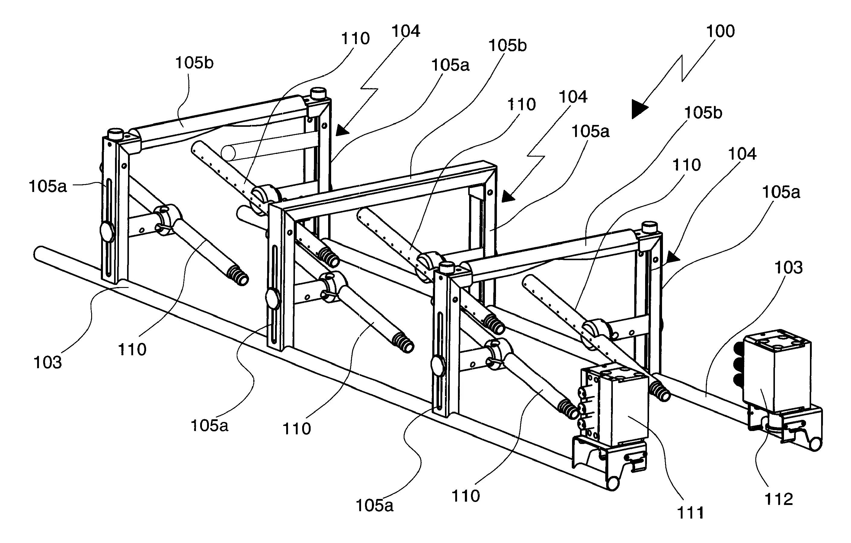 Installation de thermoretraction comportant  des moyens de diffusion de chaleur formant un ensemble unitaire.