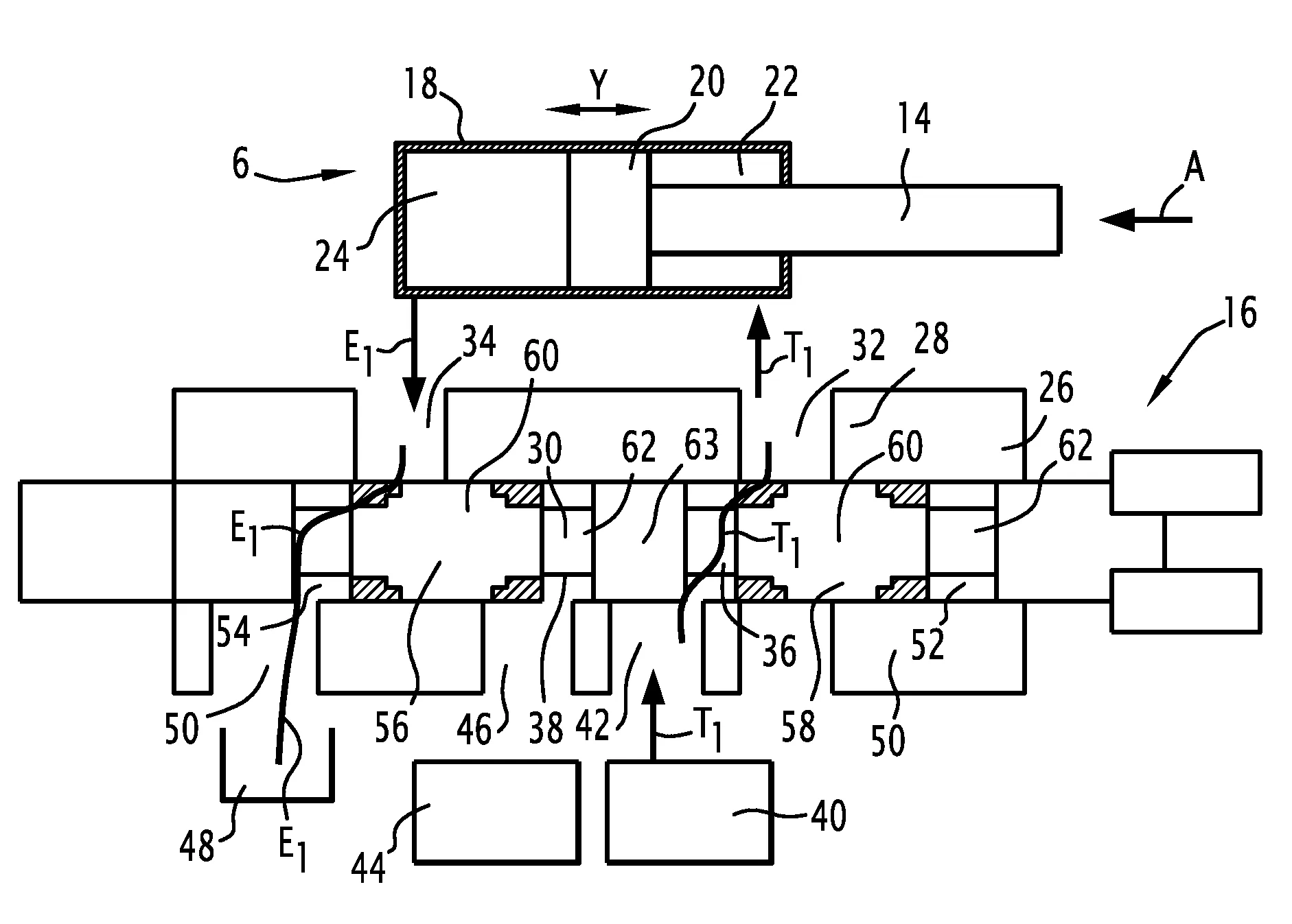 Dispositif de commande du deplacement d'un verin hydraulique, notamment pour machines hydrauliques.