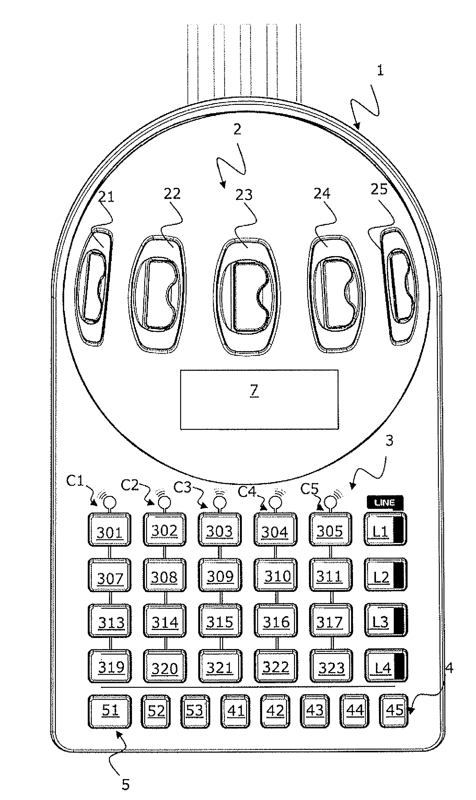 Dispositif de commande d'un systeme informatique et/ou electronique