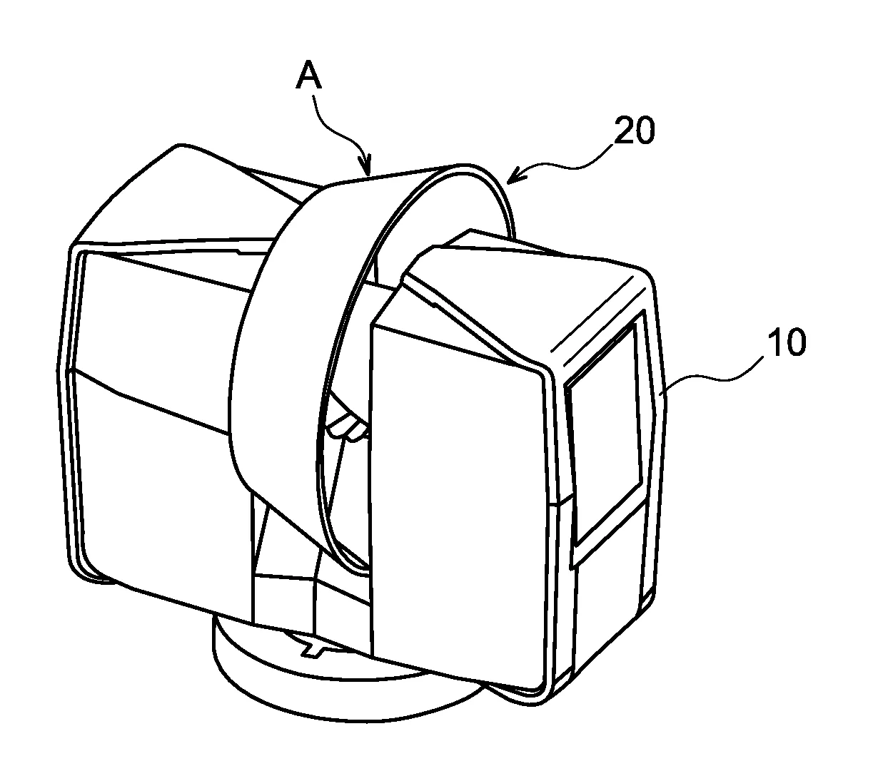 Hublot de protection pour un scanner 3d