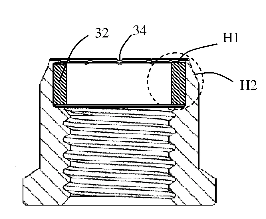 Ecrou a bague auto-freinante et procede de fabrication d'un tel ecrou