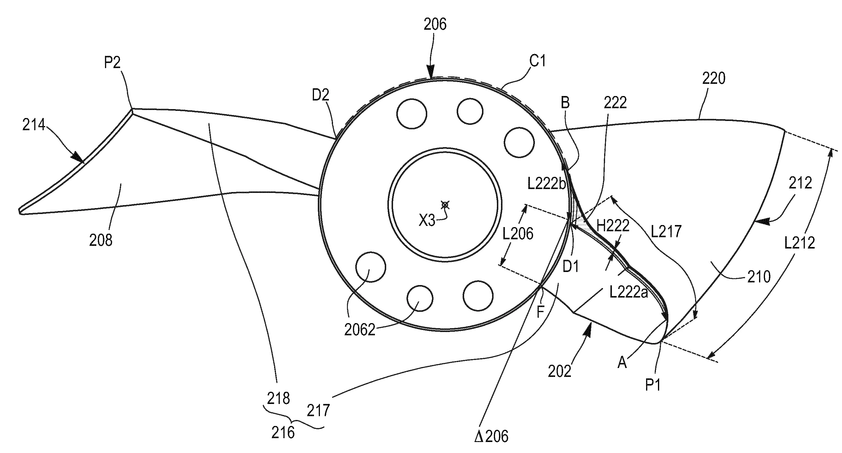 Turbine a double reglage et installation de conversion d'energie comprenant une telle turbine