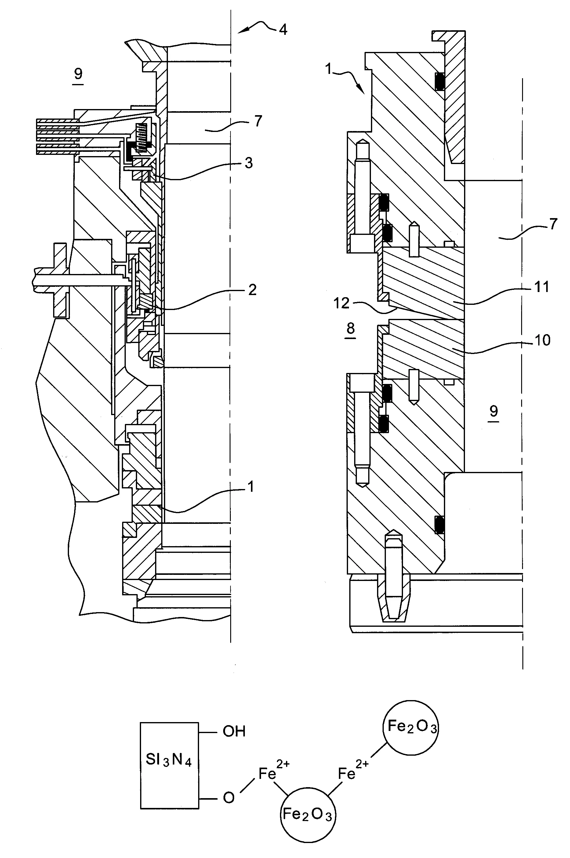 Glace pour garniture d'etancheite pour systeme d'etancheite d'arbre