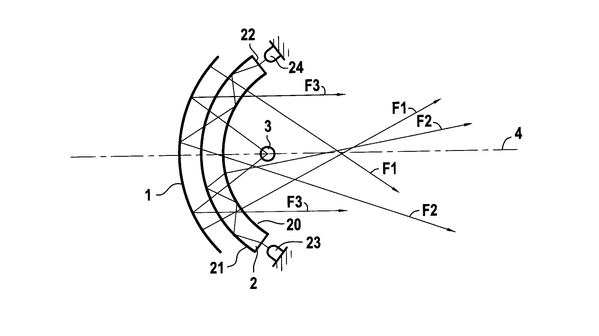 Dispositif lumineux comprenant des sources surfaciques de lumiere