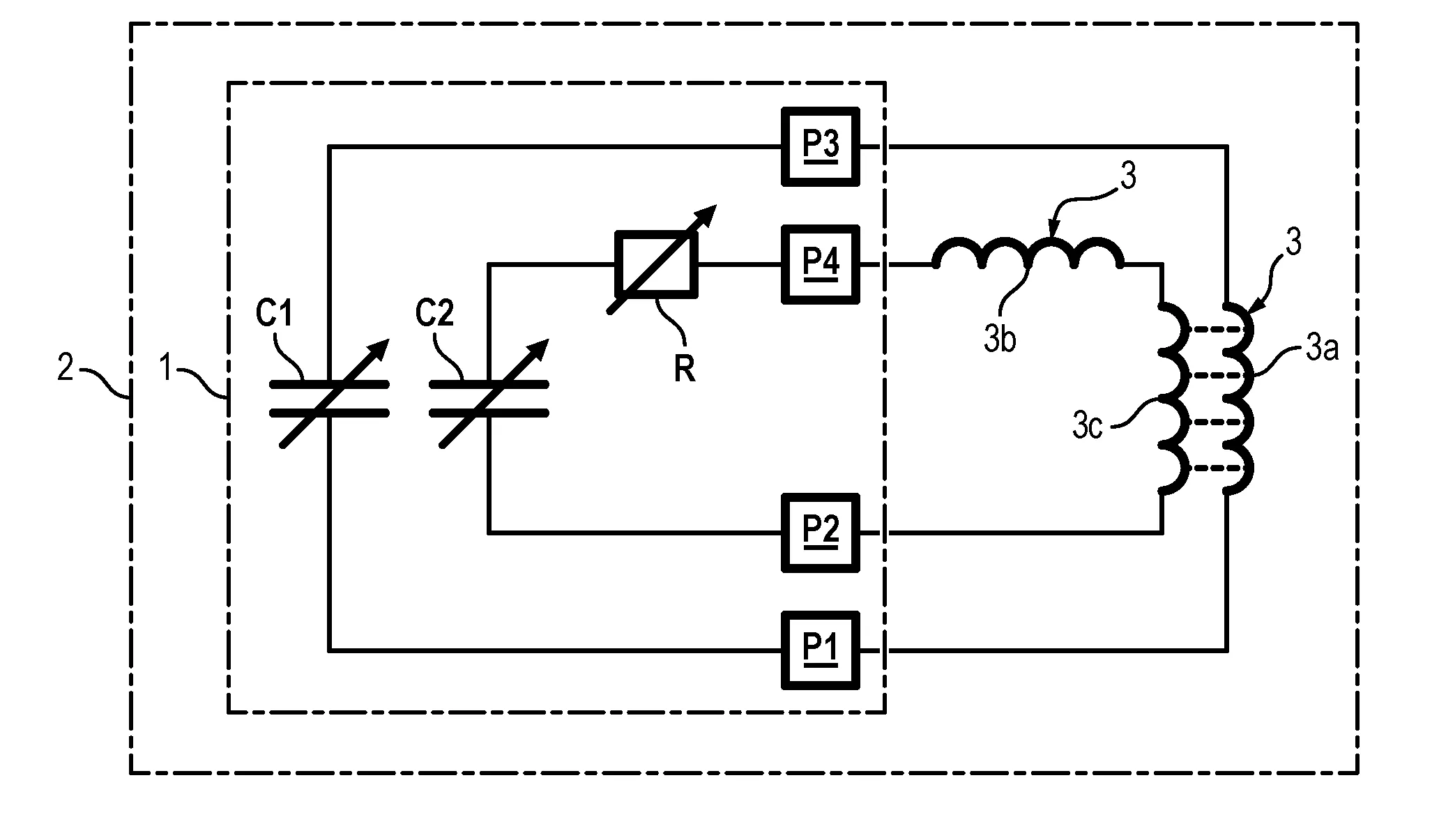 Puce microelectronique avec multiples plots