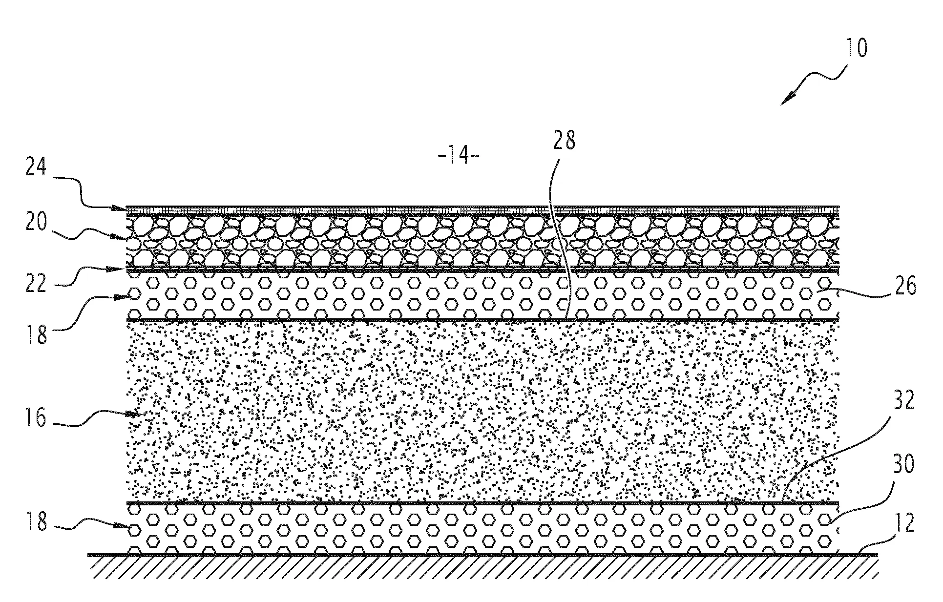 Plancher structurant de vehicule automobile et procede de fabrication associe