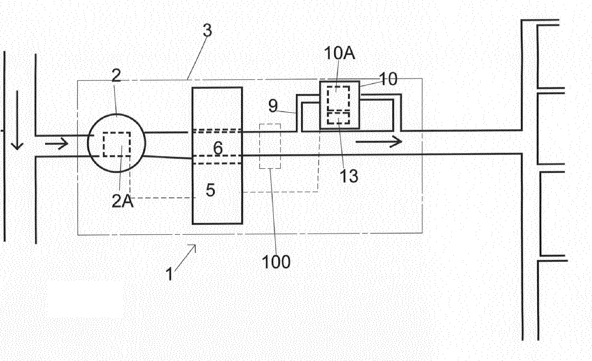 Dispositif de detection de fuites a eau avec fonction micro-debit