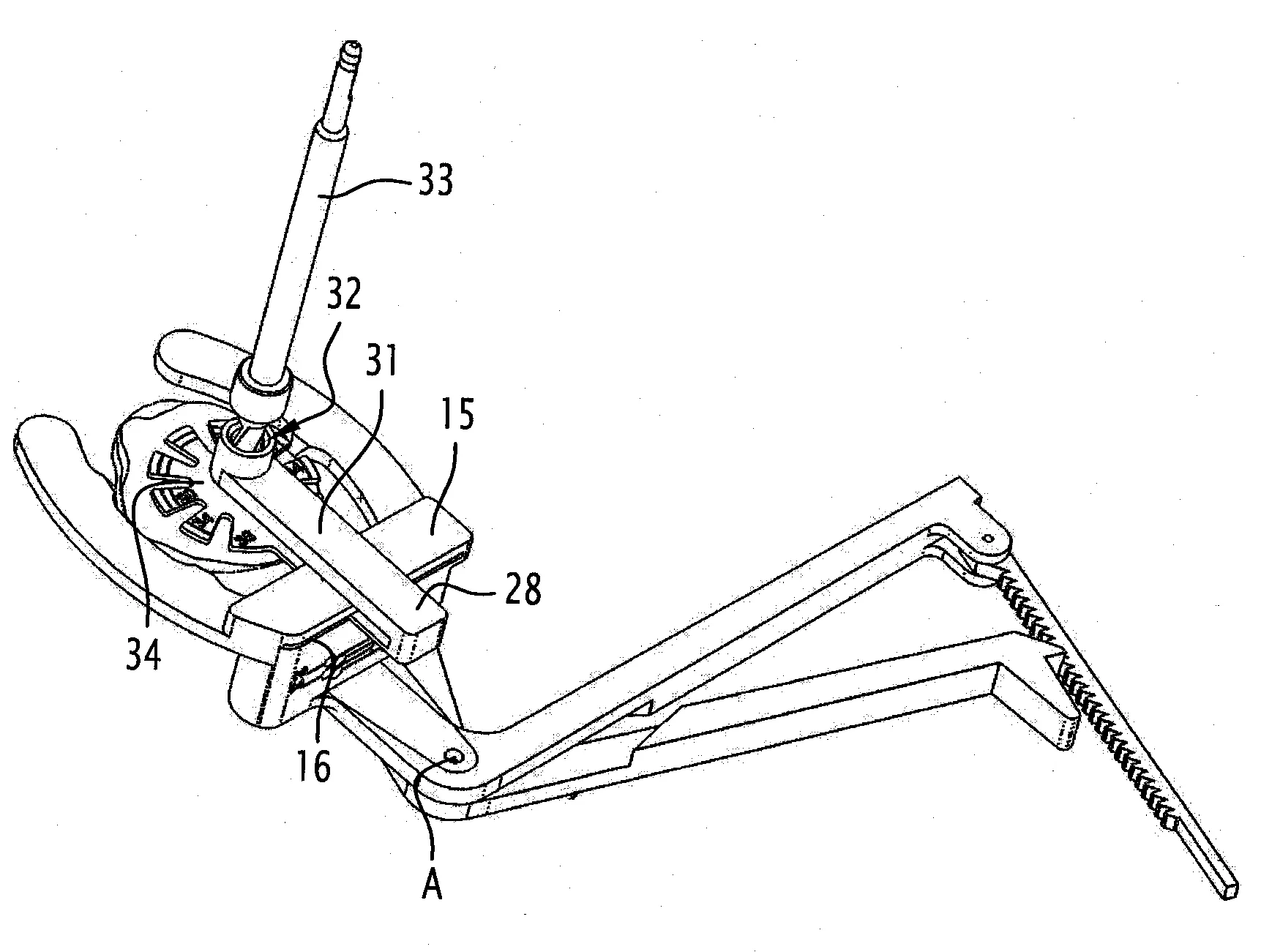 Ancillaire pour la preparation osseuse d’une rotule destinee a recevoir un implant rotulien