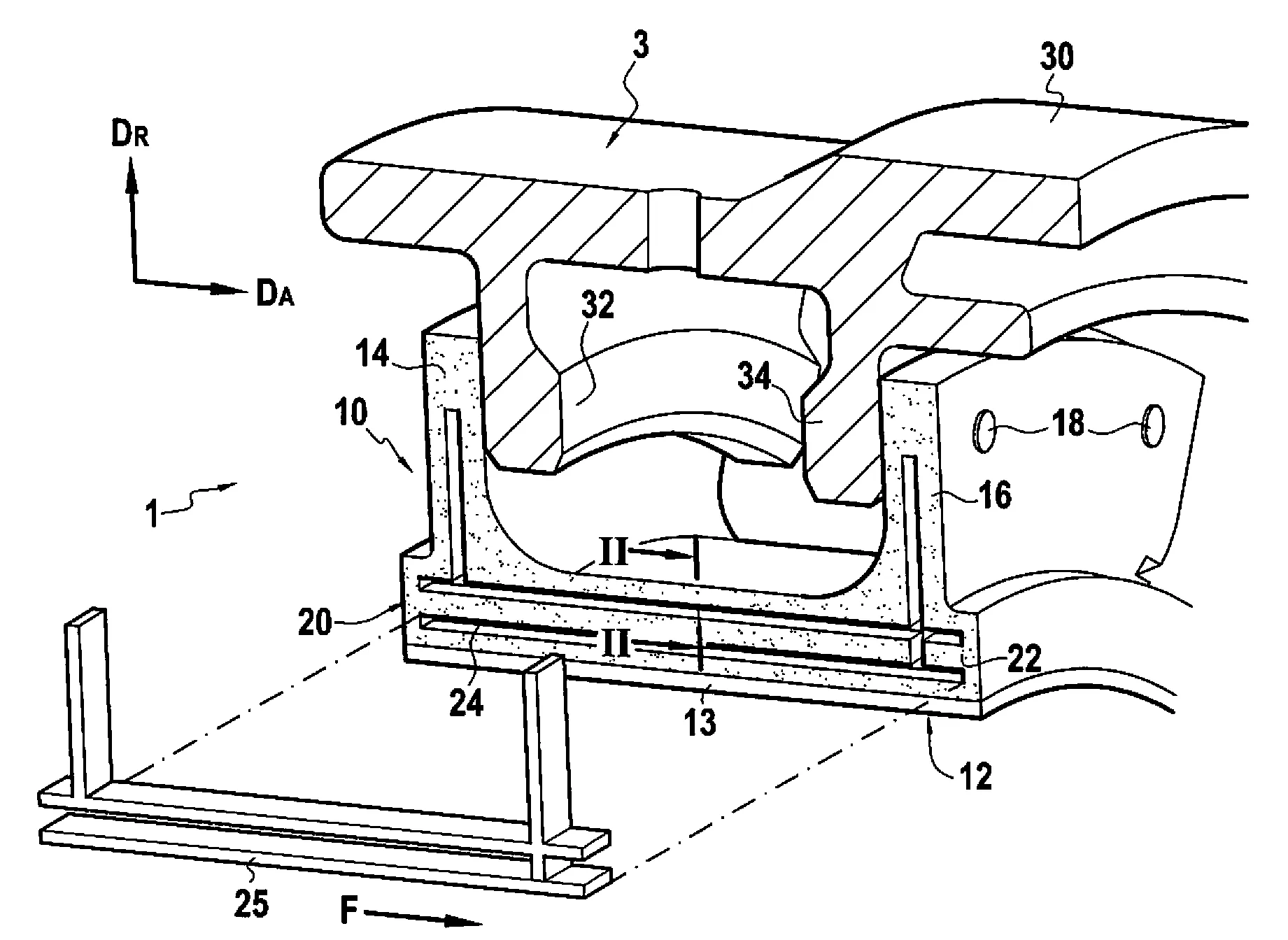 Secteur d'anneau de turbine avec barriere environnementale dopee par un element electriquement conducteur