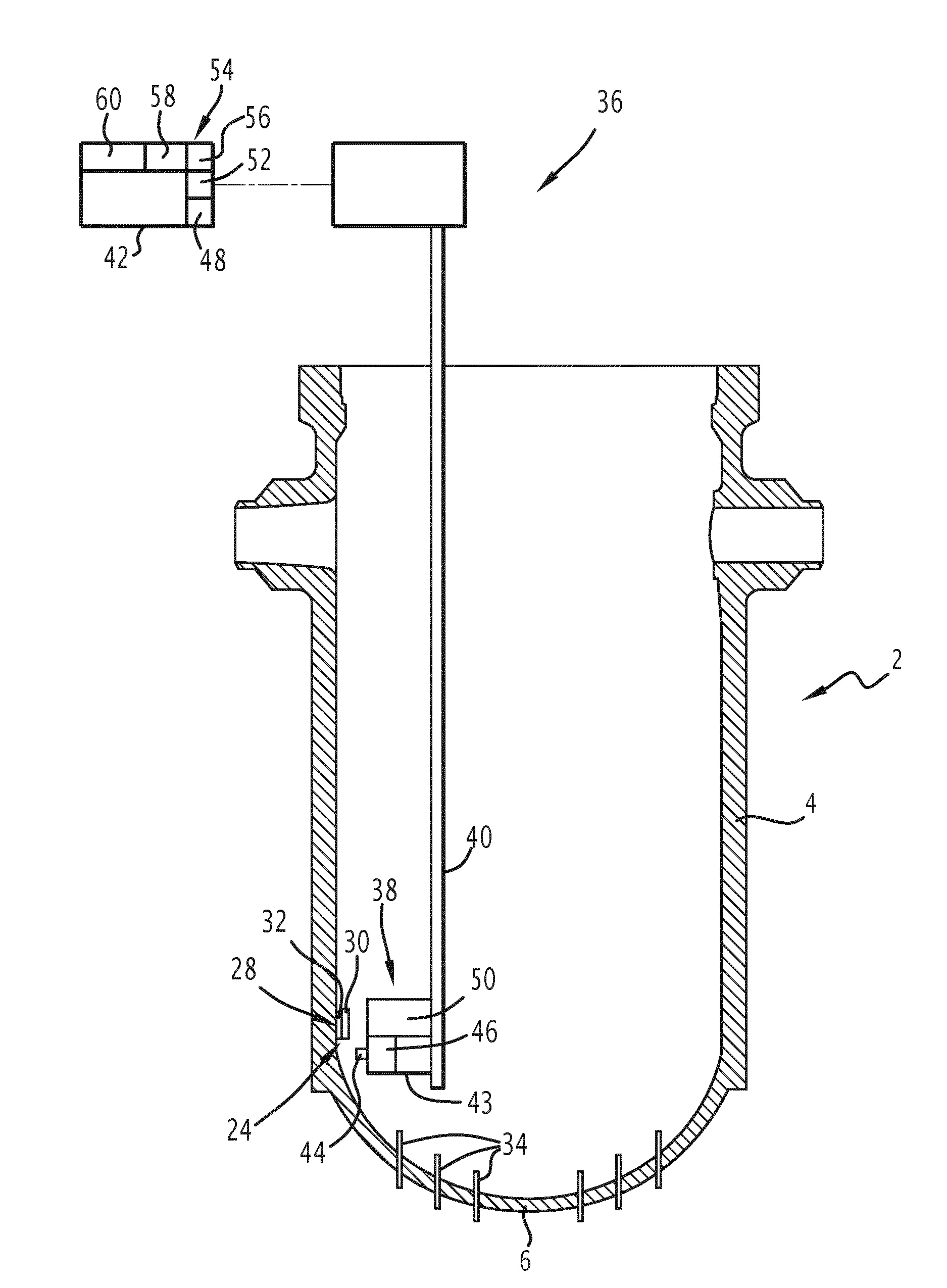 Procede et dispositif d'inspection d'une piece de reacteur nucleaire
