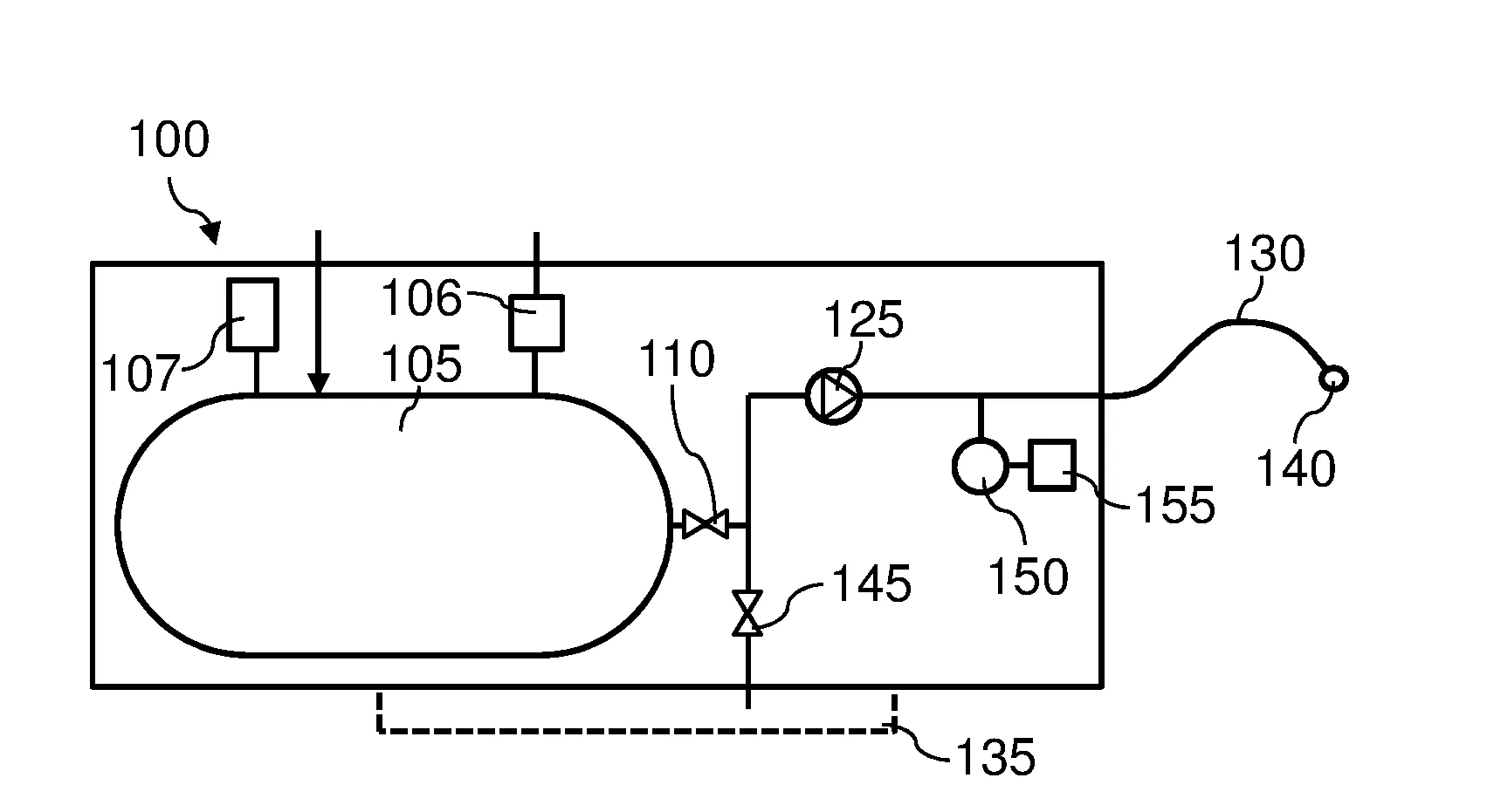 Dispositif amovible d'avitaillement en gaz comprime pour un vehicule, vehicule et procede de mise en place et remplacement dudit dispositif