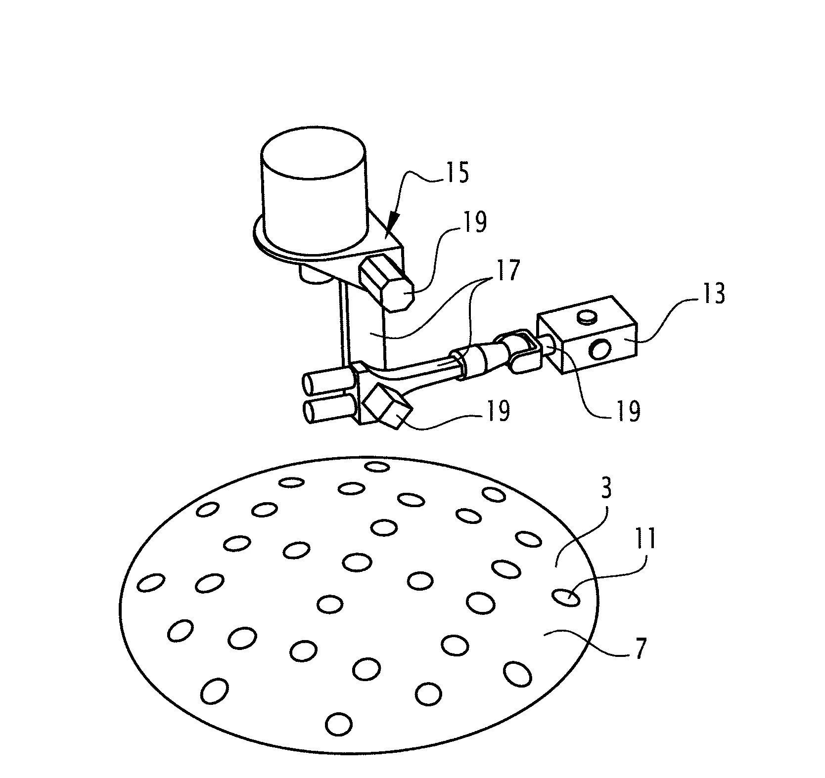 Procede de controle de la surface d'une piece par un capteur robotise