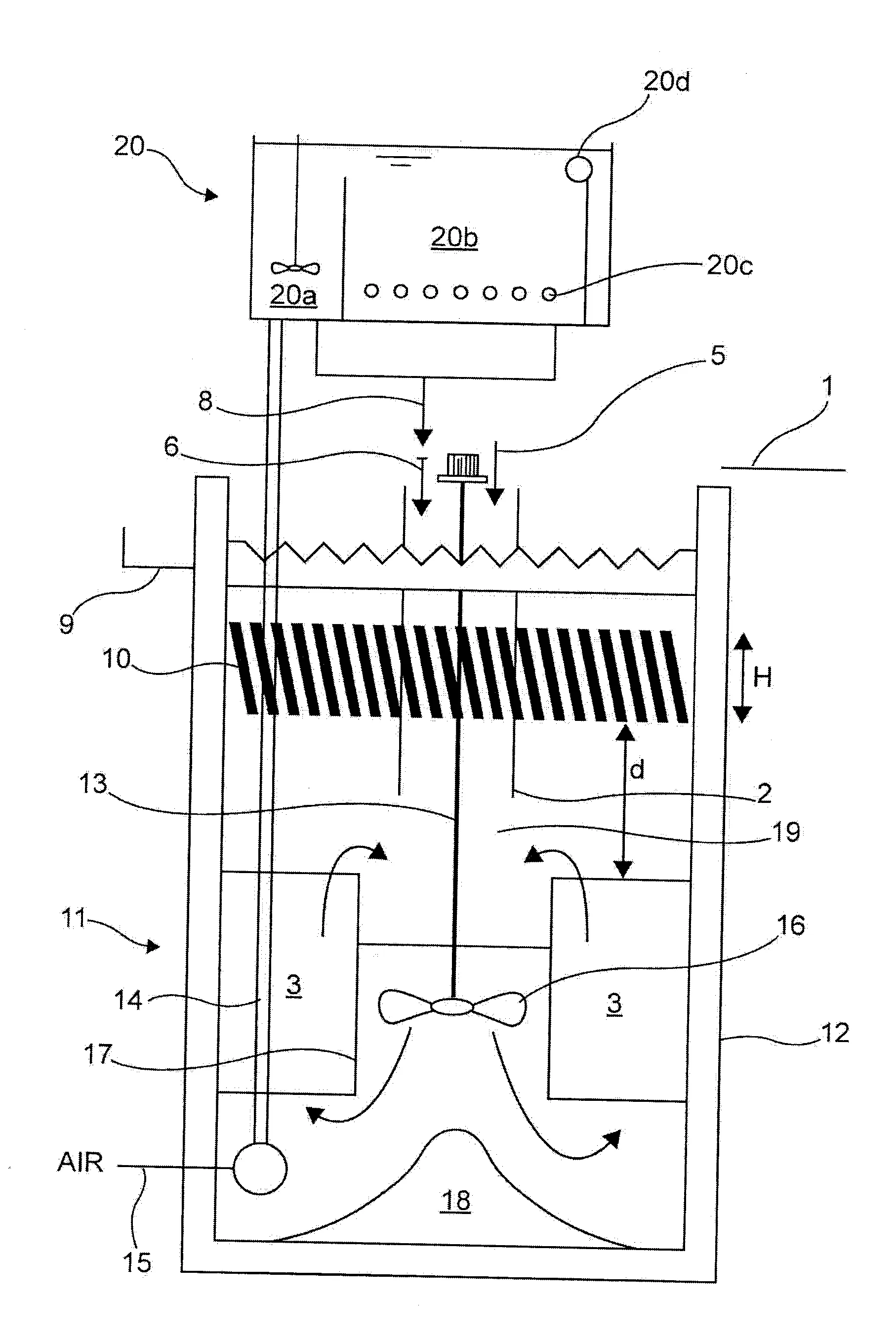 Installation pour le traitement des eaux par floculation lestee et decantation integrees et procede correspondant
