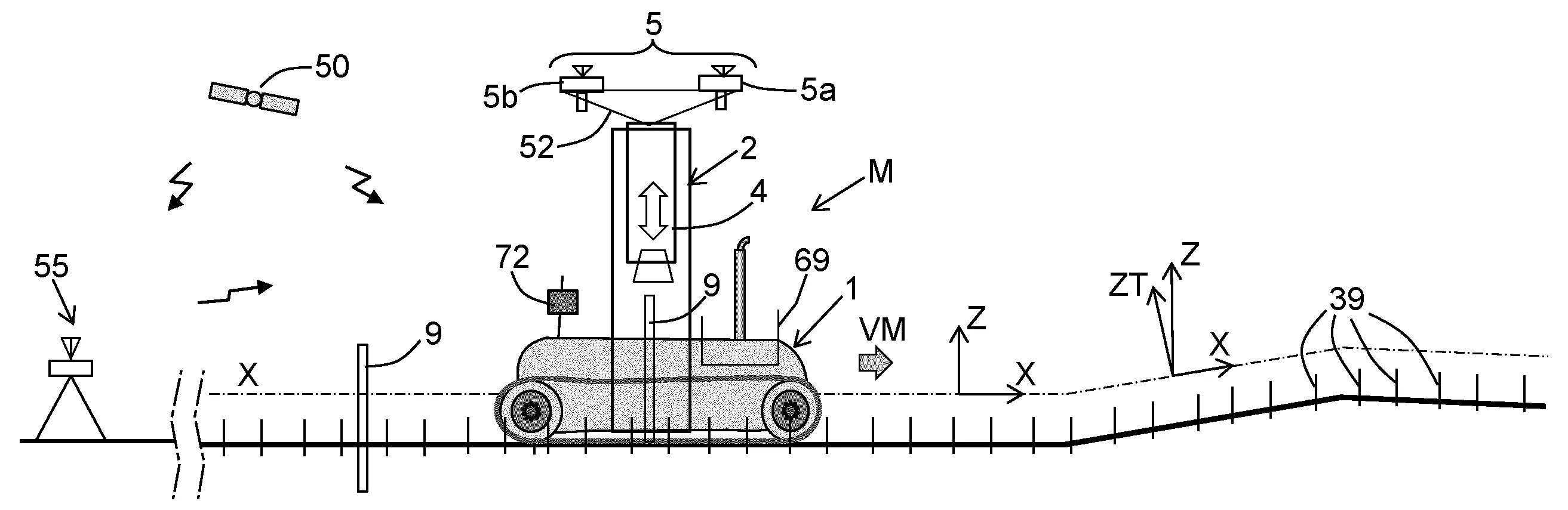 Machine a planter des pieux avec une haute precision